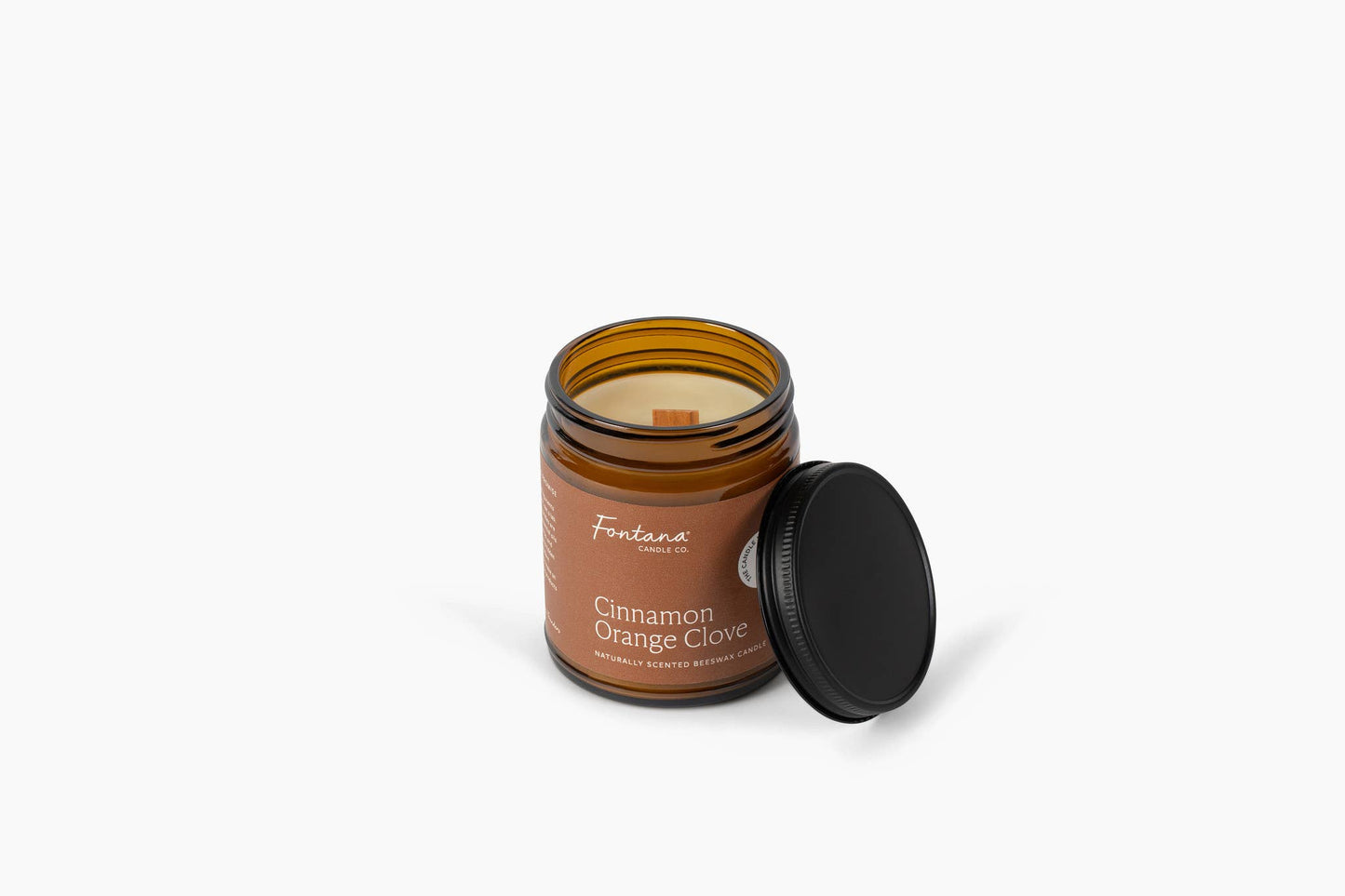 Cinnamon Orange Clove Beeswax & Essential Oil Jar Candle