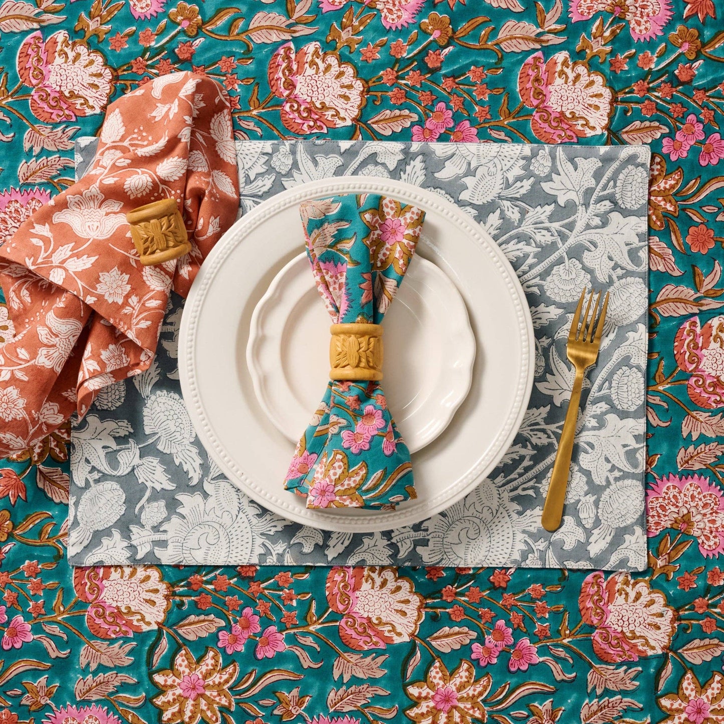 Stabaka Block Print Towel
