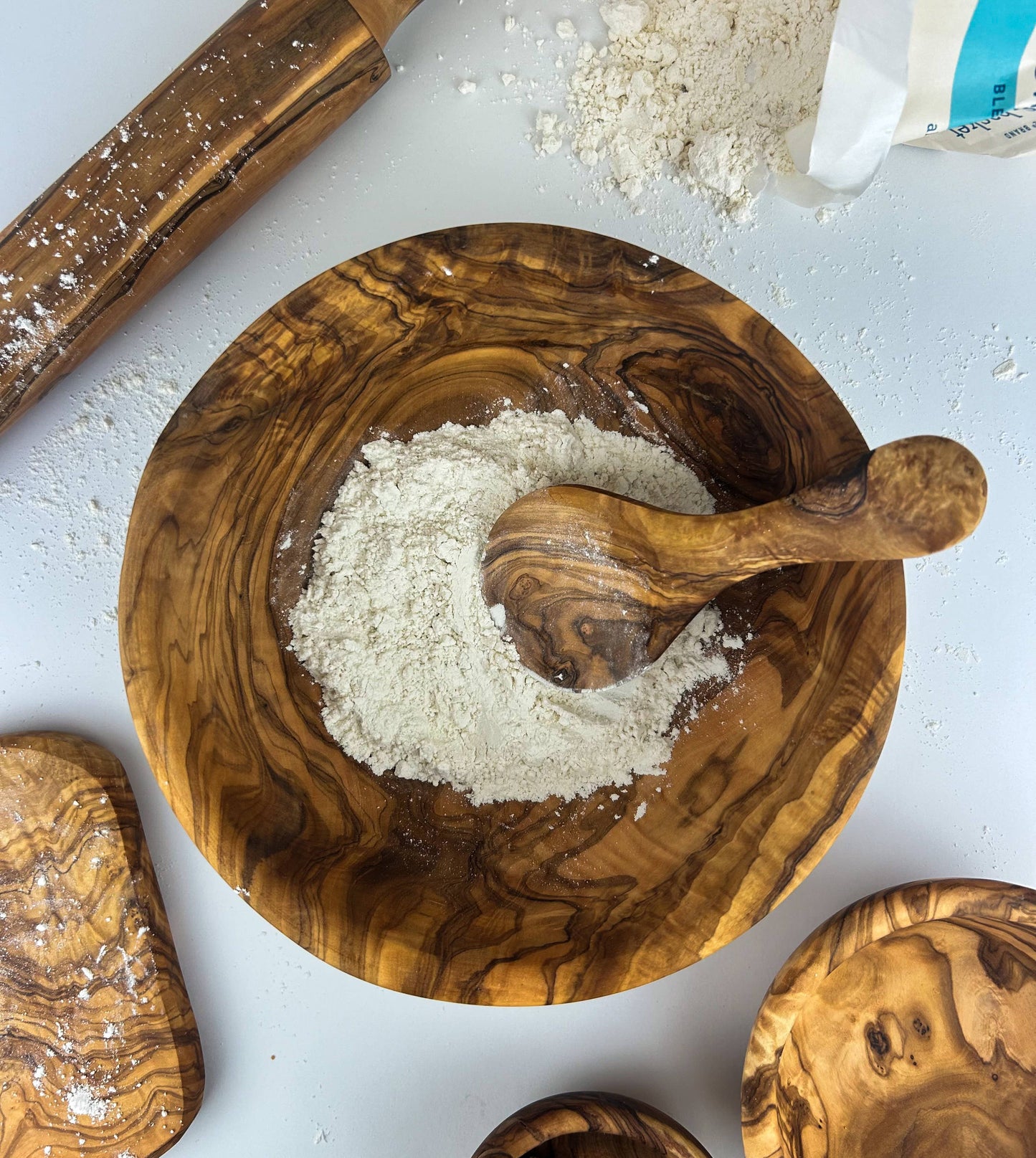 Olive Wood All-Purpose Scoop