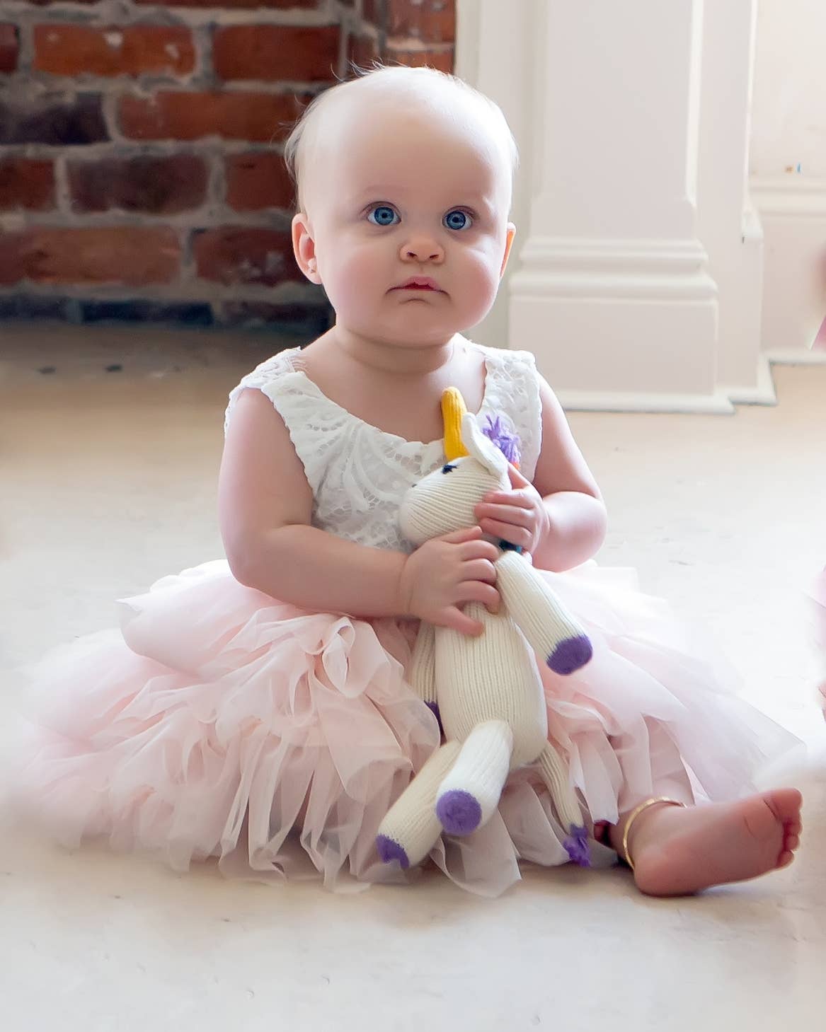 Handmade Knit Unicorn - Fair Trade Cotton Toy