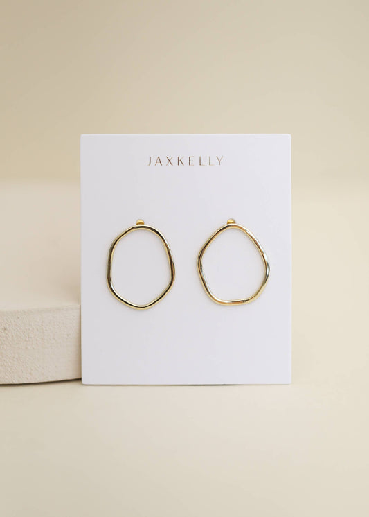Gold Organic Hoop