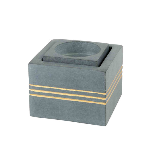 Bahu Stone Candleholder - Incense, Tea Lights & Tapers