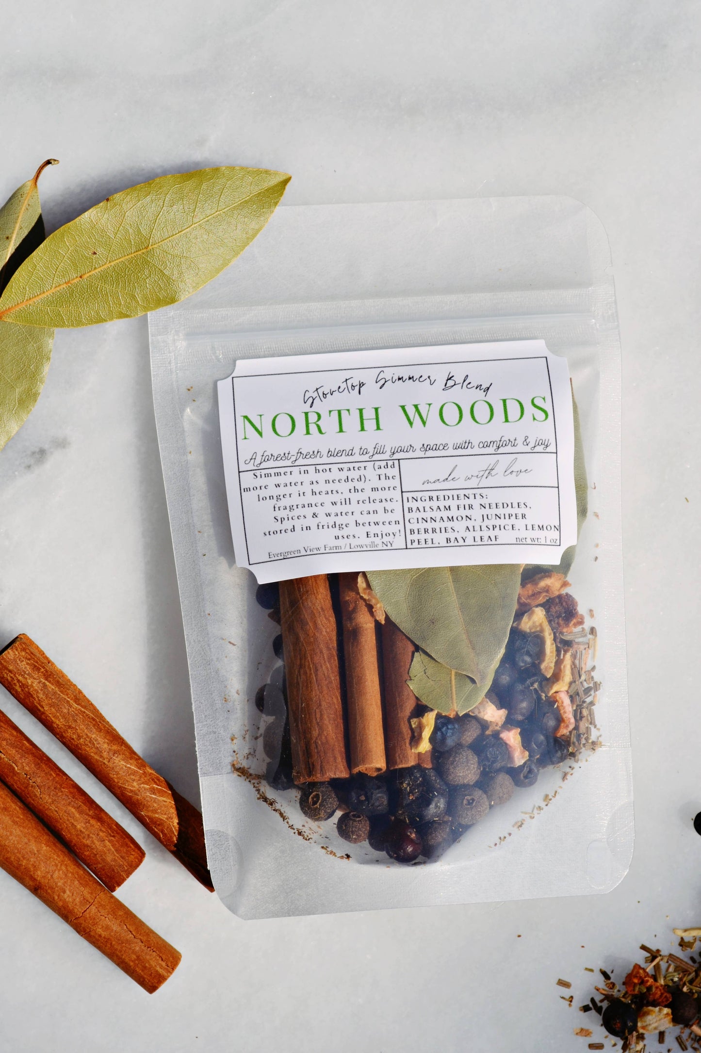 Simmer Pot Stovetop Spice Christmas Holiday "North Woods"