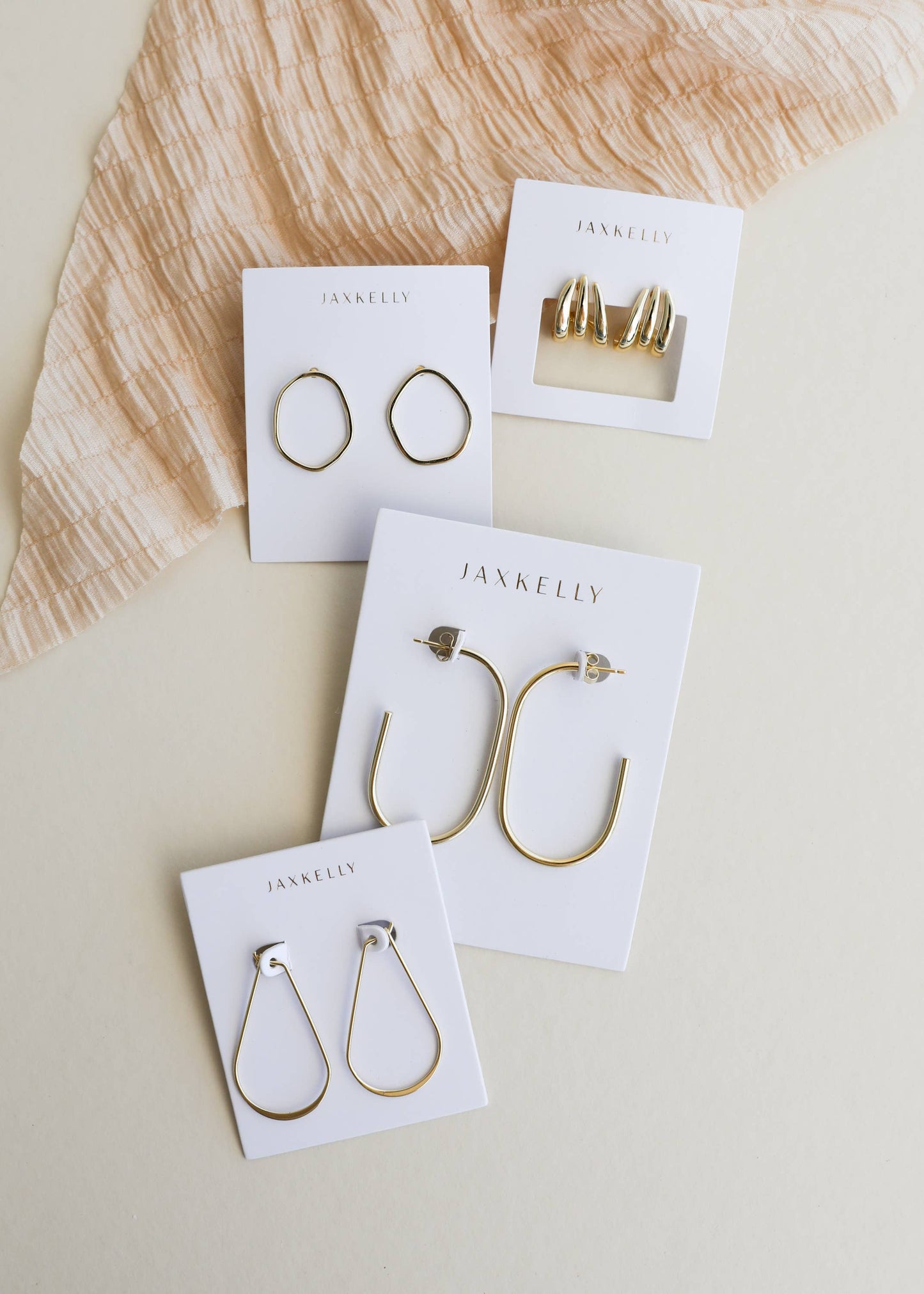 Gold Organic Hoop