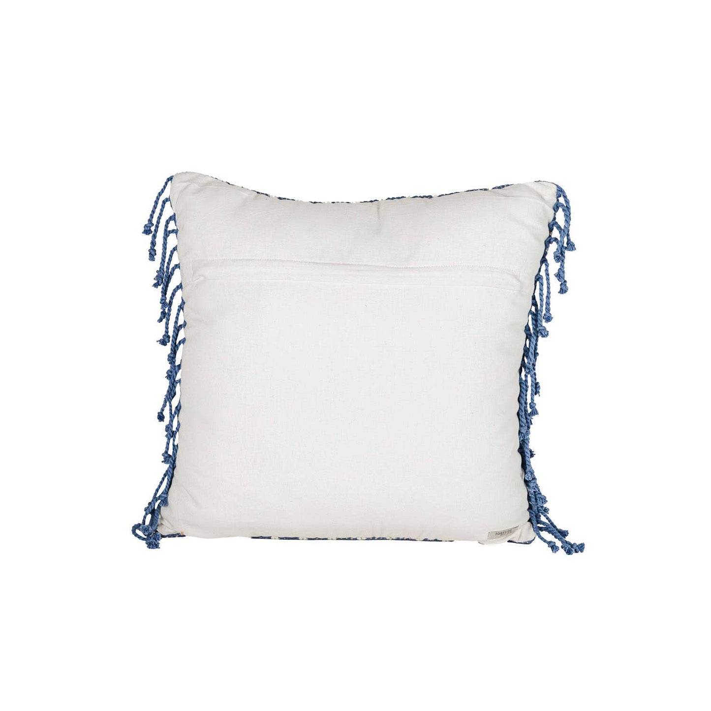 Hand Woven Liberty Striped Pillow Blue 20 x 20
