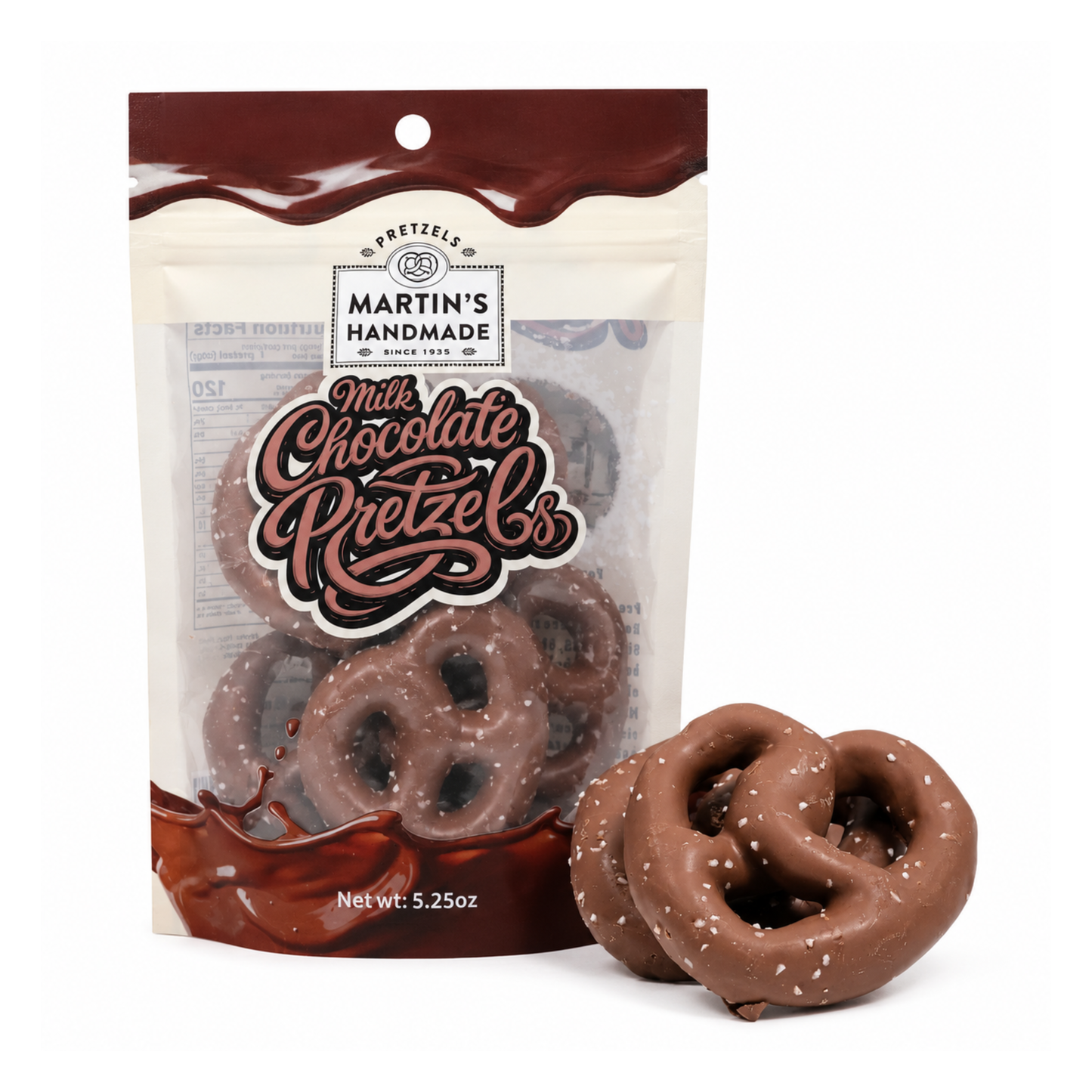 Milk Chocolate Pretzels - 6/3pk