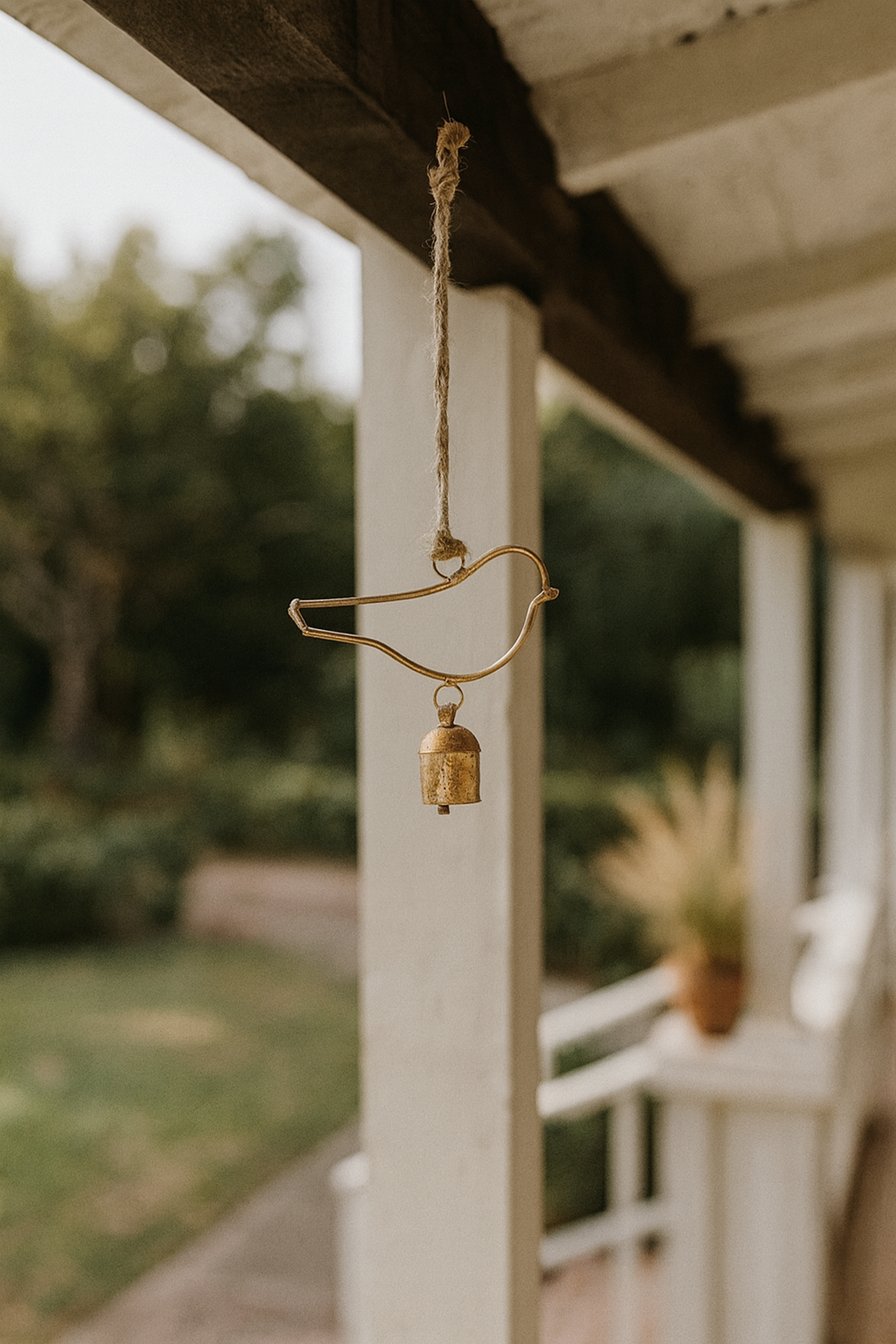 Air Element Bird Bell Wind Chime - Handmade