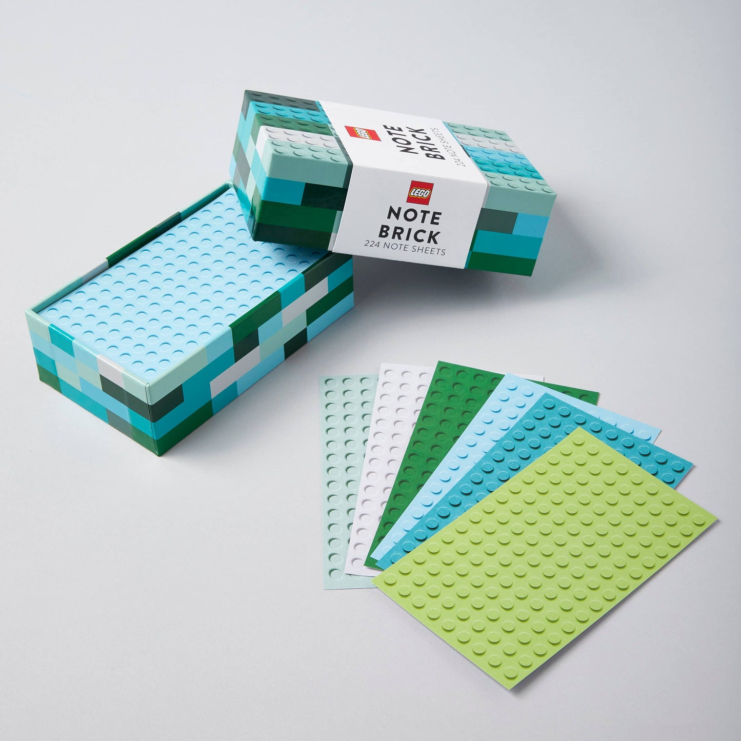 Lego Note Brick (Blue-Green)