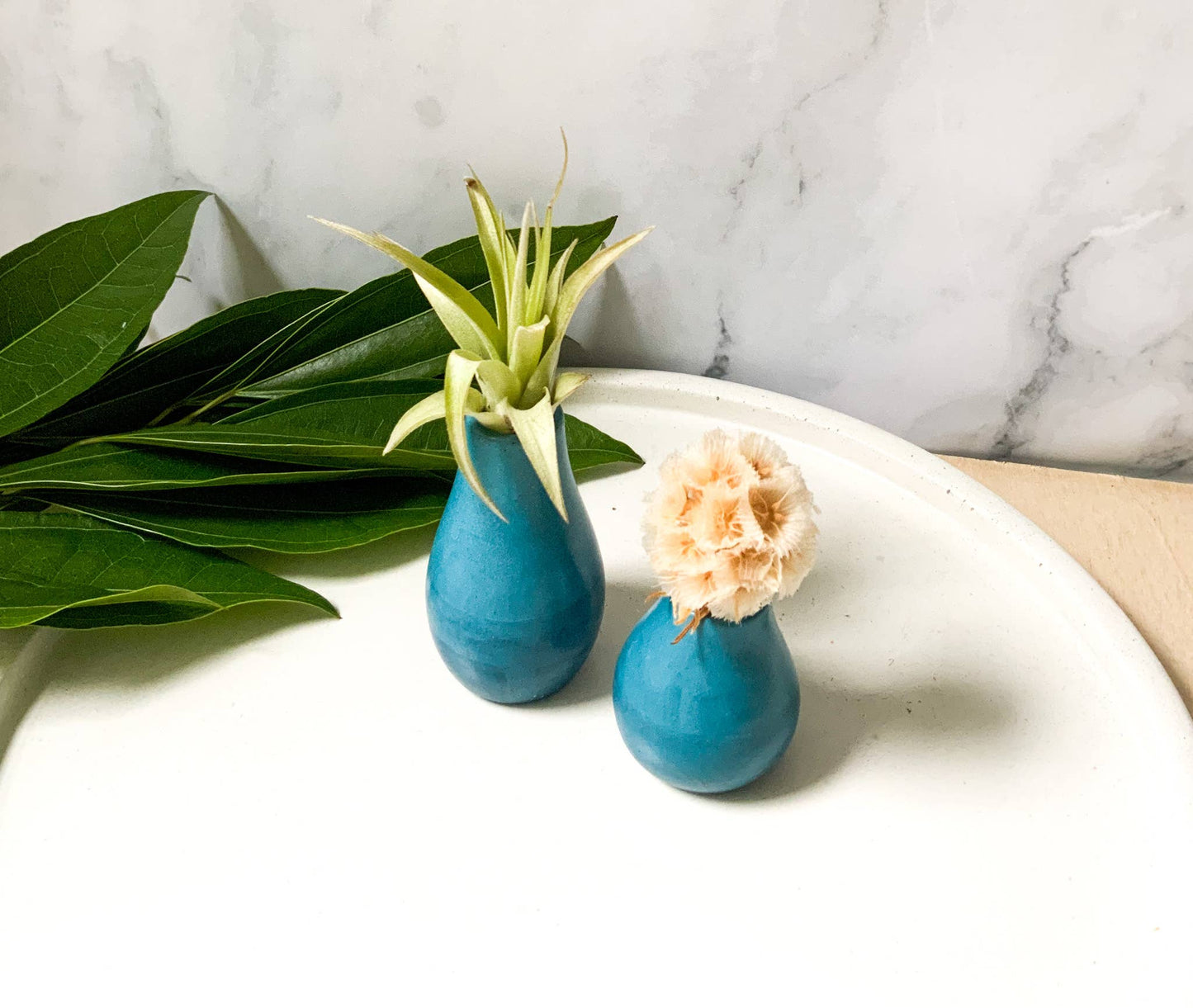 Miniature Concrete Bud Vases | Small Flower Vases