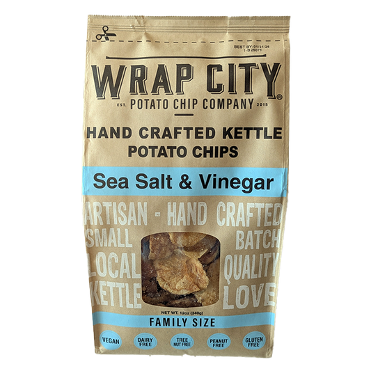 Sea Salt & Vinegar – Homemade Kettle Potato Chips