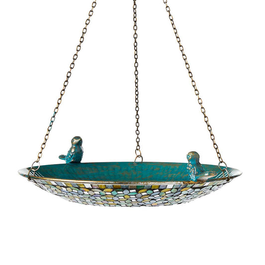 Radiant Reflections Mosaic Bird Bath