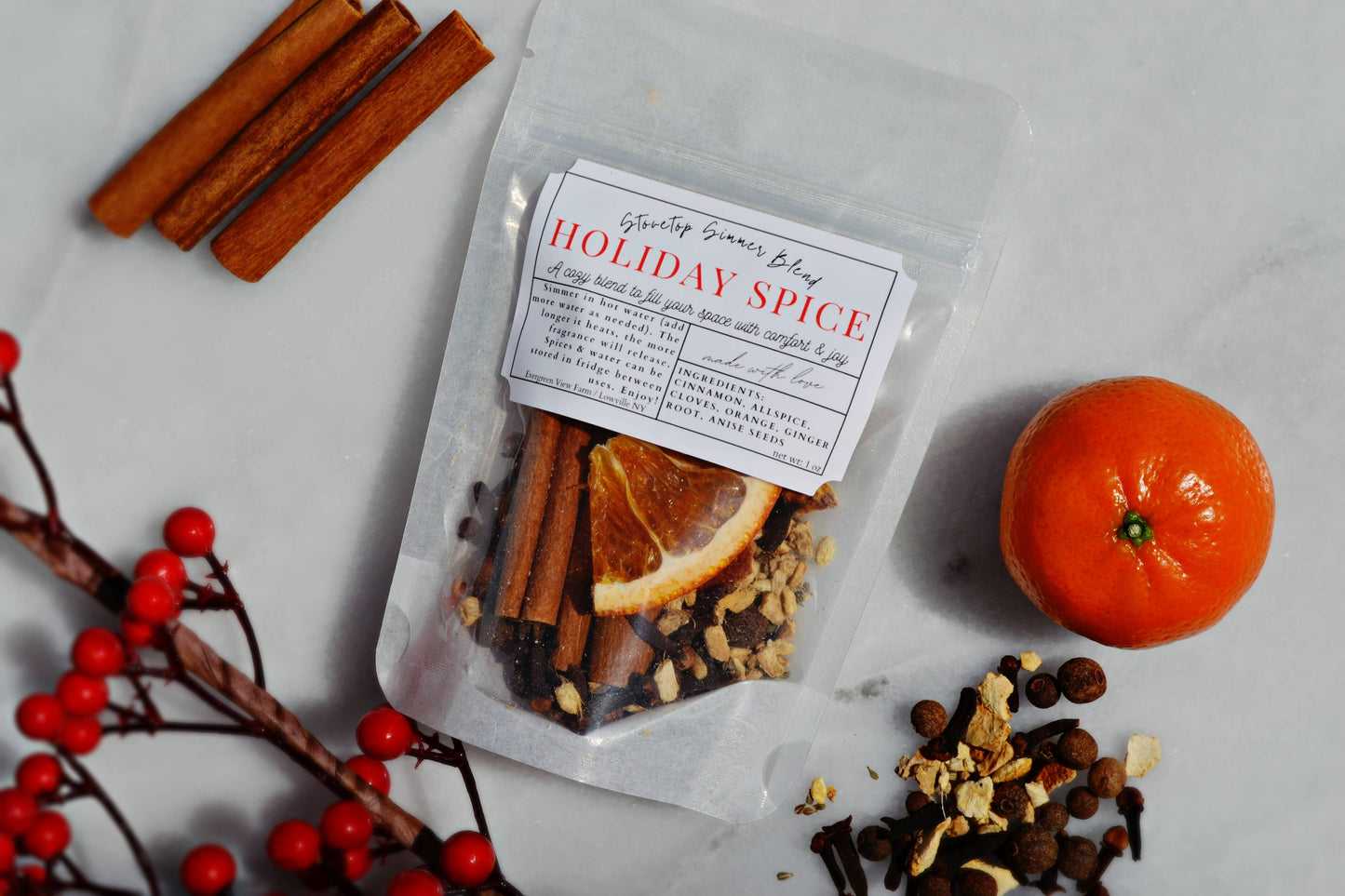 Simmer Stovetop Potpourri Holiday Spice Fall Christmas Blend