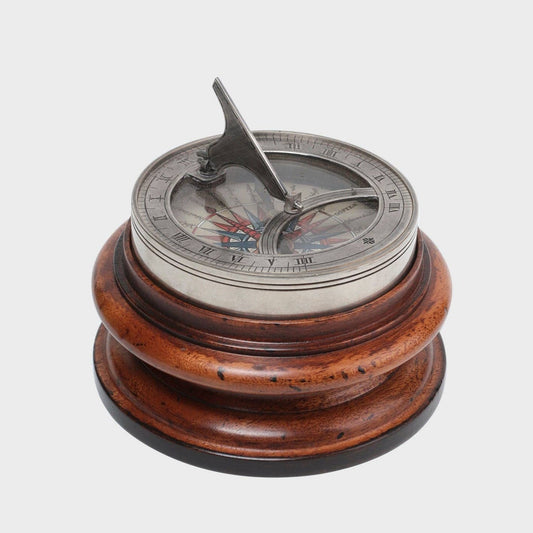 SILVER SUNDIAL/ STAND