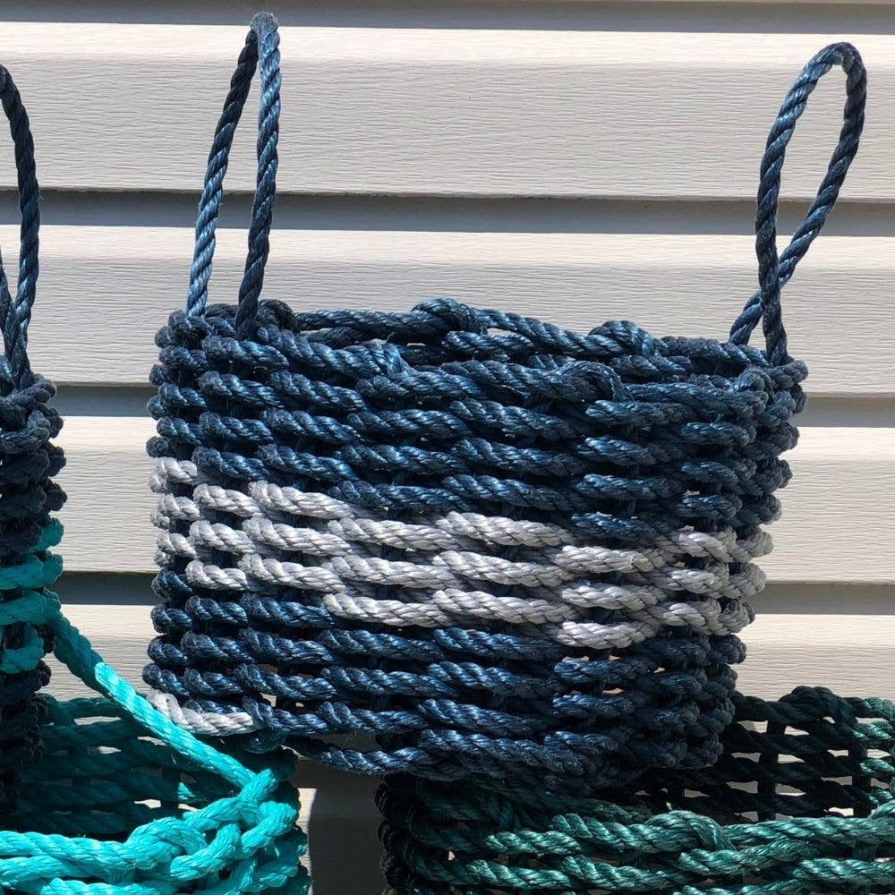 Wicked Good Lobster Rope Baskets, 12" x 8"