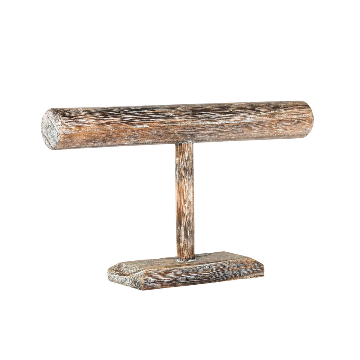 Brown Wood T-Bar Display