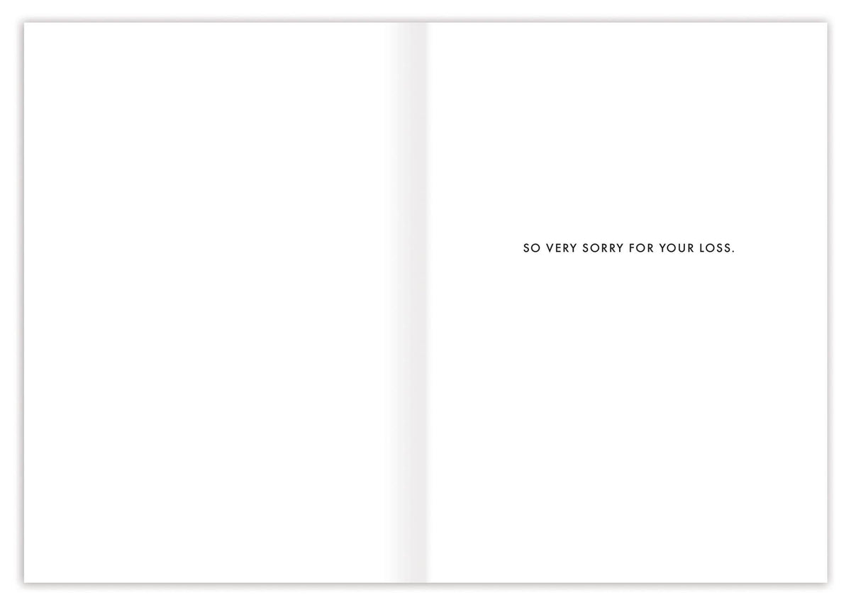 Paw Prints Pet Sympathy Card