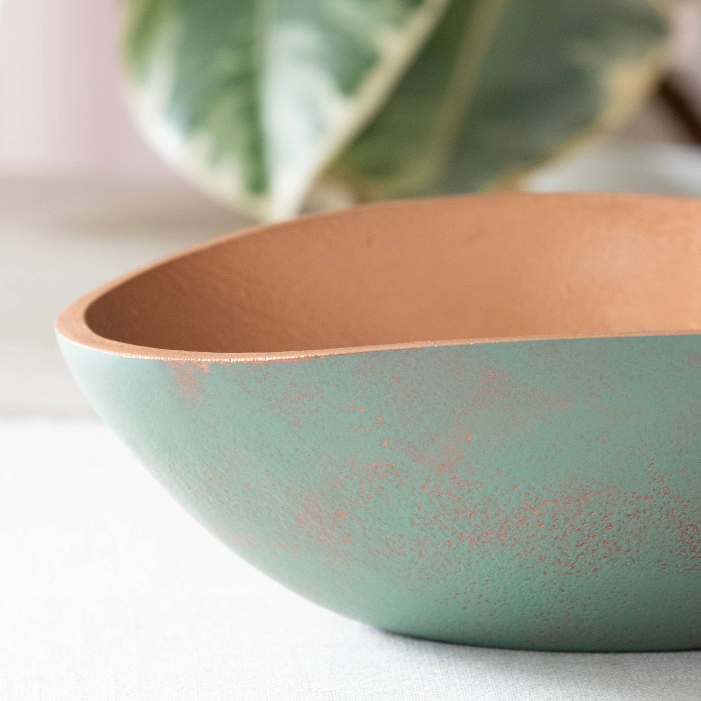 Metal Turquoise Copper Decorative Bowls