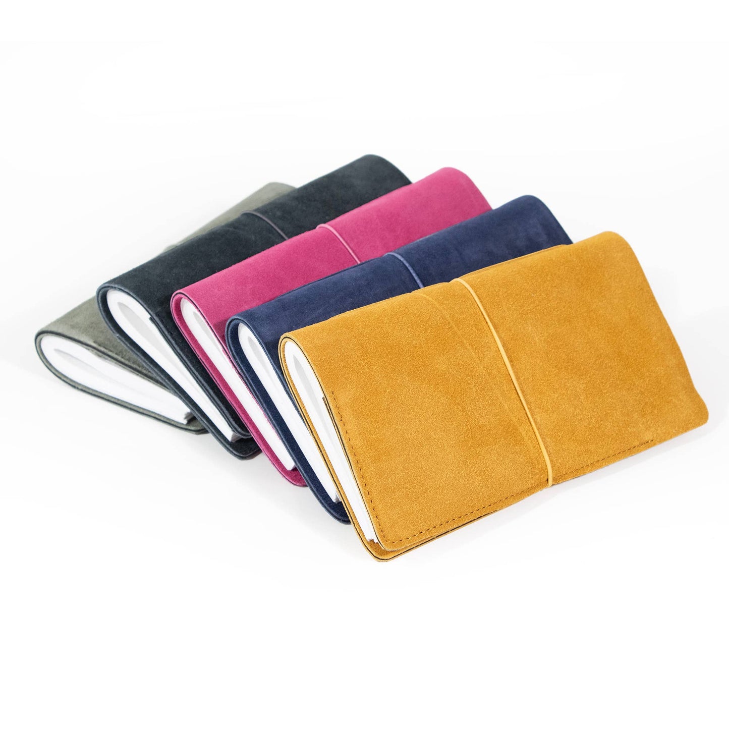 Royal Blue Suede Journal W/ Organic Cotton Paper:  Small