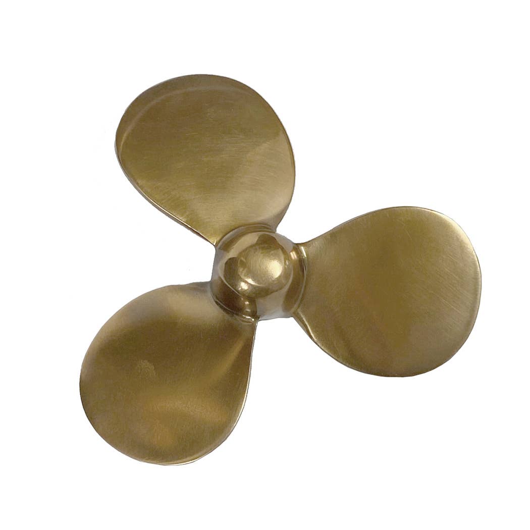 Antiqued Brass Propeller Tabletop Decor | Home Accents