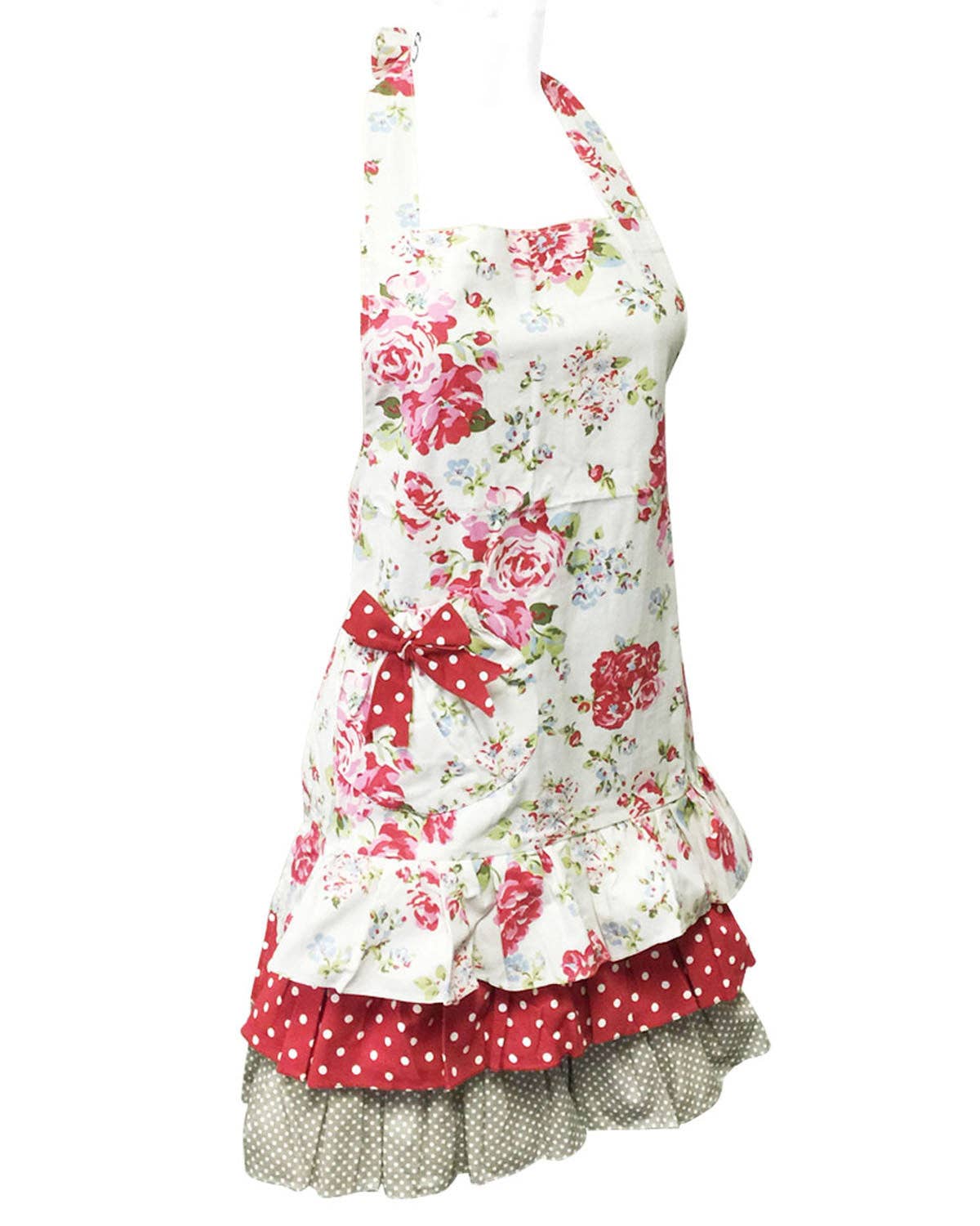Wrapables Mother and Daughter Ruffles and Roses Apron
