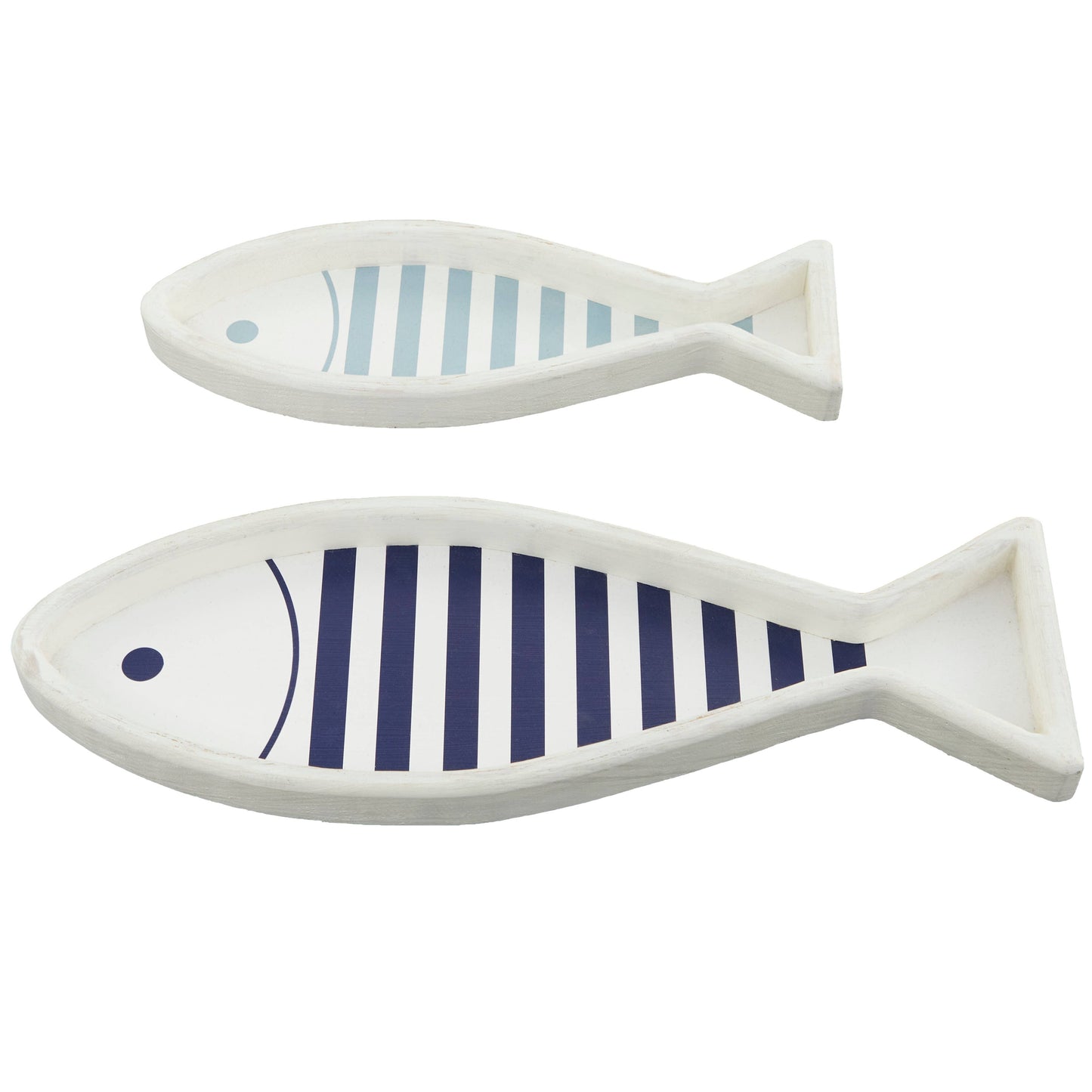 Coastal White Wood Trays