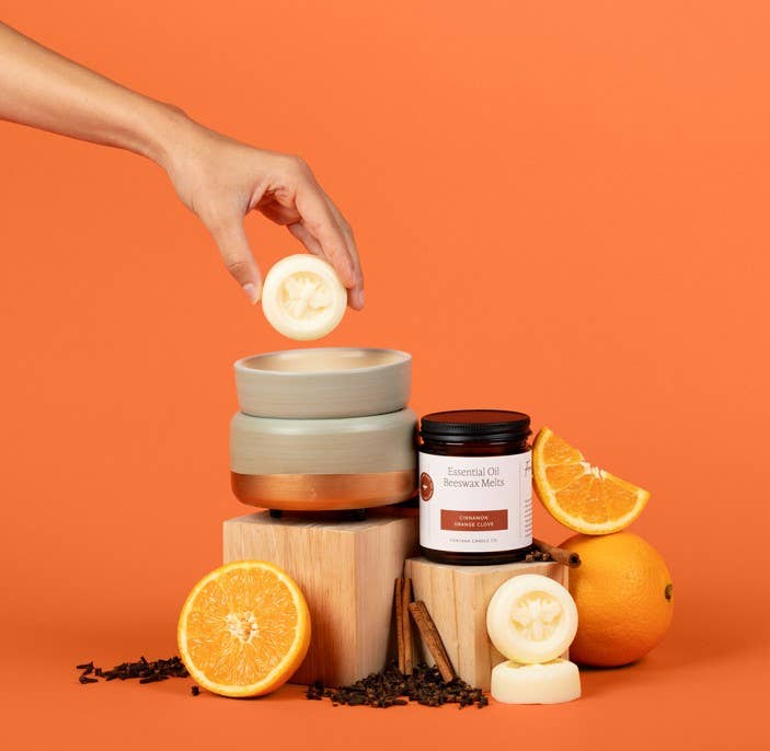 Cinnamon Orange Clove Beeswax & Essential Oil Wax Melts