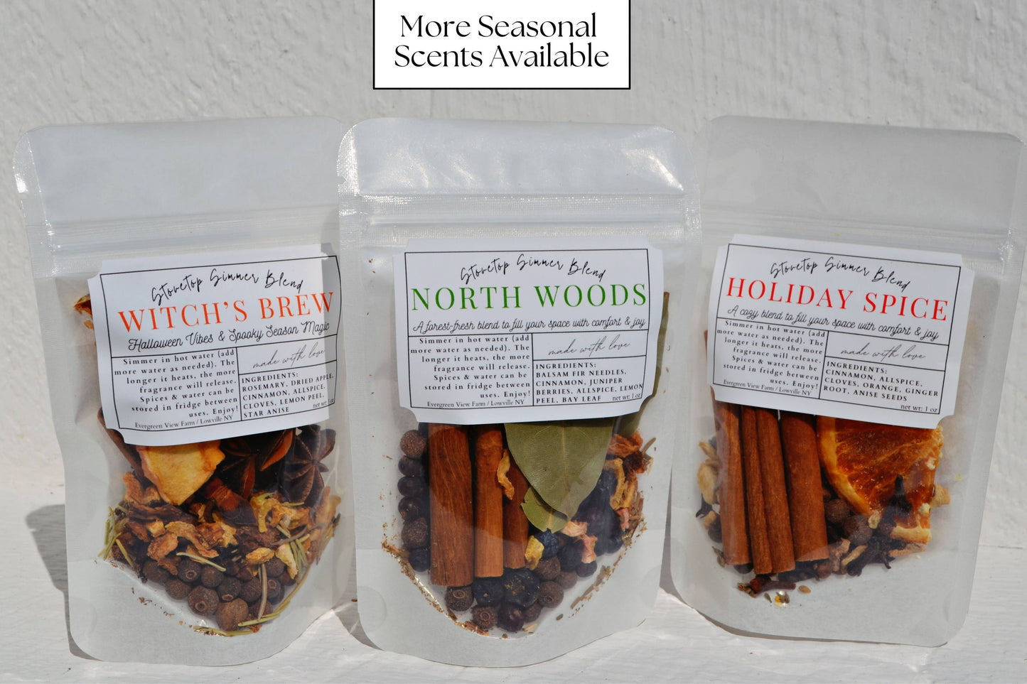 Simmer Pot Stovetop Spice Christmas Holiday "North Woods"
